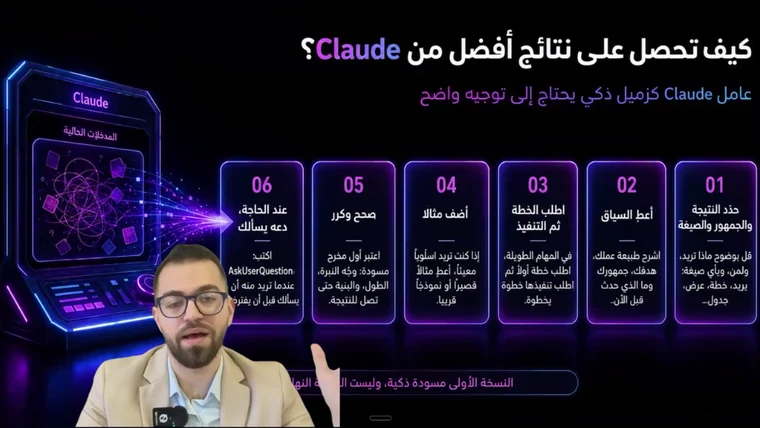 لقطة من البث المباشر لتدريباتنا السابقة